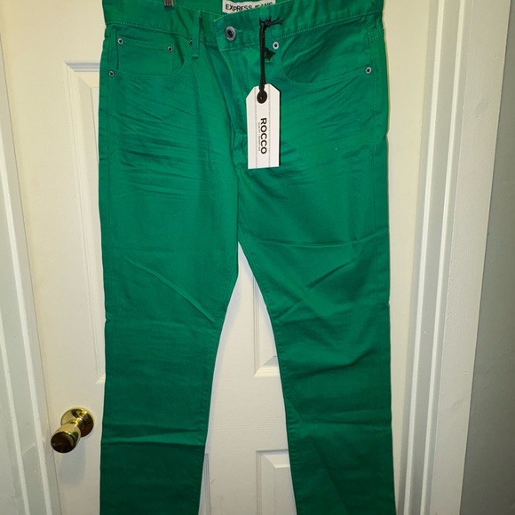 Express Pants - Express Green Jeans